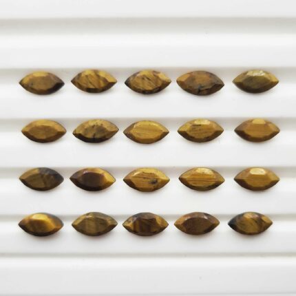 Natural Tiger Eye Marquise Cut Loose Gemstone Lot 23 Pcs 4*8 MM 13 CT