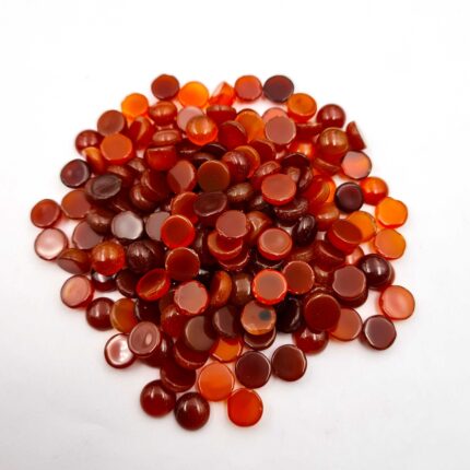 Natural Red Onyx Round Cabochon 9 MM 35 Pcs 102 CT