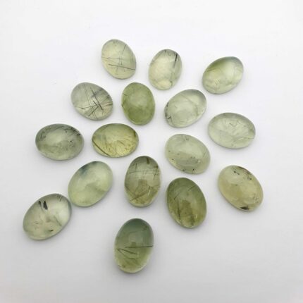 Natural Prehnite Loose Gemstone Oval Cabochon Lot 12 Pcs 12*16 MM 141 CT