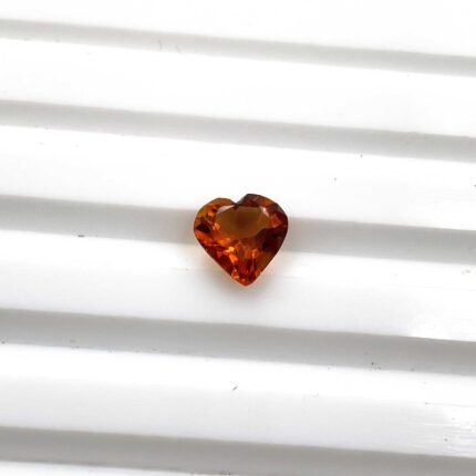 Natural Citrine Heart Cut Gemstone Lot 7 MM 0.9 CT Loose Stone Jewelry Making