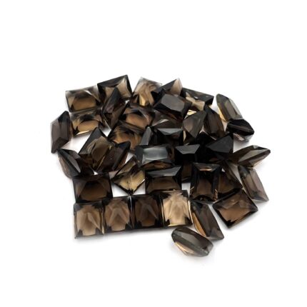 Natural Smoky Quartz Baguette Cut Loose Stone 6*8 MM 59 CT 39 Pcs
