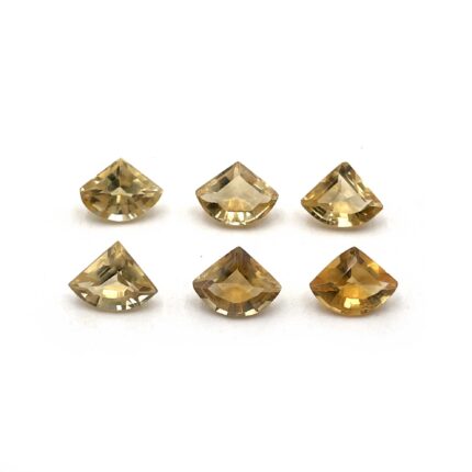 Natural Citrine Fancy Cut Loose Gemstone Lot 6 Pcs 7*9 MM 6.6 CT