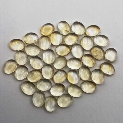 Natural Citrine Oval Cabochon Loose Gemstone Lot 36 Pcs 8*10 MM 100 CT
