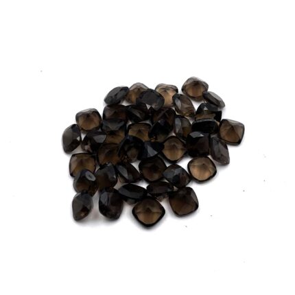 Natural Smoky Cushion Cut Loose Stone 7 MM 54 CT 39 Pcs