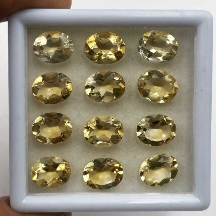 Natural Citrine Oval Cut Loose Gemstone Lot 41 Pcs 8*10 MM 100 CT