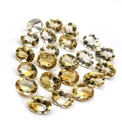 Natural Citrine Oval Cut Loose Gemstone Lot 18 Pcs 7*9 MM 31 CT