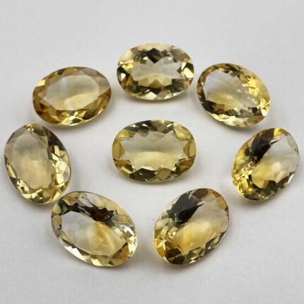 Natural Citrine Oval Cut Loose Gemstone Lot 3 Pcs 13*18 MM 30 CT