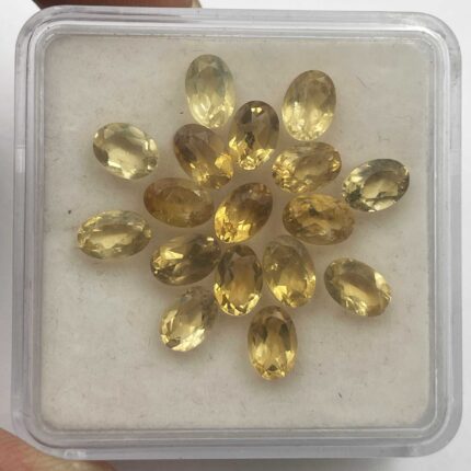 Natural Citrine Oval Cut Loose Gemstone Lot 238 Pcs 4*6 MM 100 CT