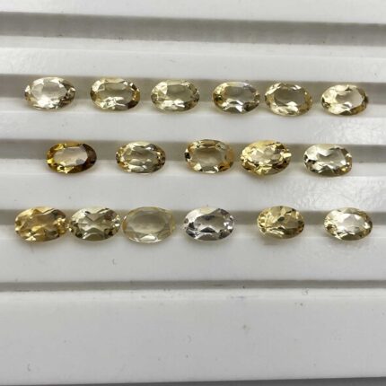 Natural Citrine Oval Cut Loose Gemstone Lot 234 Pcs 4*6 MM 100 CT