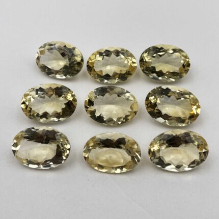 Natural Citrine Oval Cut Loose Gemstone Lot 12 Pcs 12*16 MM 100 CT