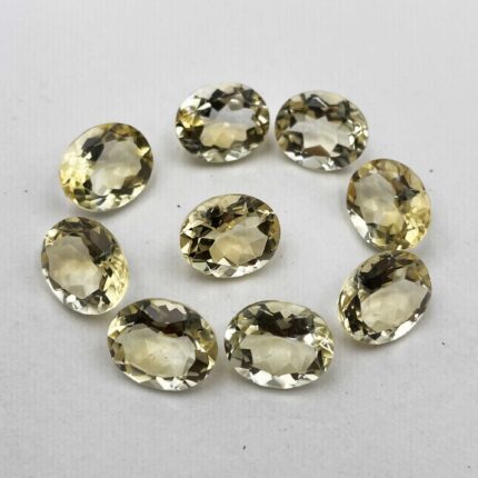 Natural Citrine Oval Cut Loose Gemstone Lot 6 Pcs 11*15 MM 40 CT