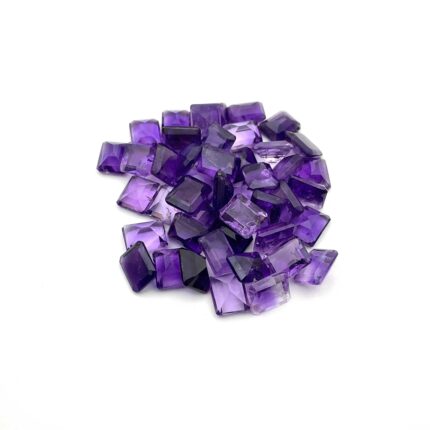 Natural African Amethyst Octagon Cut Loose Gemstone Lot 7*9 MM 103 CT 45 PCS