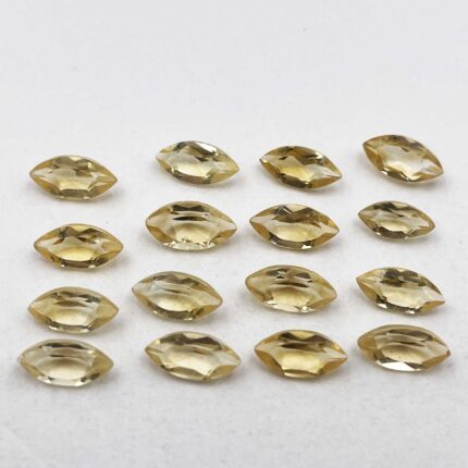 Natural Citrine Marquise Cut Loose Gemstone Lot 76 Pcs 3.5*7 MM 30 CT