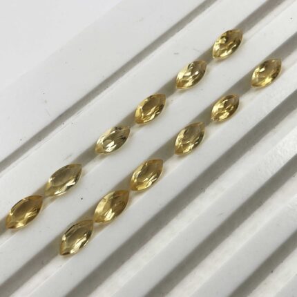 Natural Citrine Marquise Cut Loose Gemstone Lot 200 Pcs 3*5.5-3*6 MM 50 CT