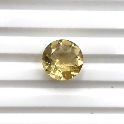 Natural Citrine Round Cut Loose Gemstone Lot 13 MM 6.3 CT For Jewelry