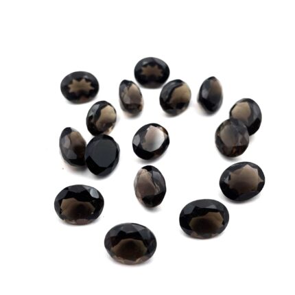 Natural Smoky Quartz Oval Cut Loose Stone 8*10 MM 38 CT 16 Pcs