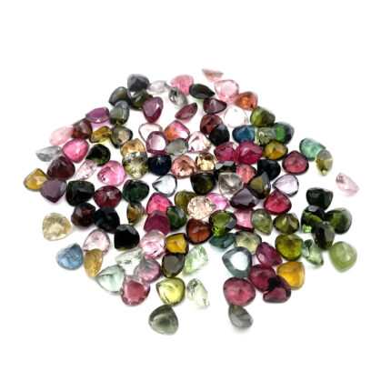 Natural Multi Tourmaline Heart Shape Cut Loose Gemstone 6 MM 10 CT 16 Pcs