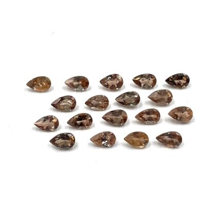 Natural Andalusite Pear Cut Loose Gemstone Lot 33 Pcs 3*5 MM 7.7 CT