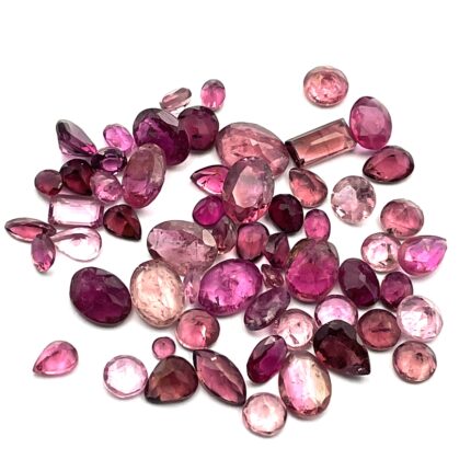Natural Pink Tourmaline Mix Shape Cut Loose Gemstone For Making 3x4-7x9 mm 6 CT