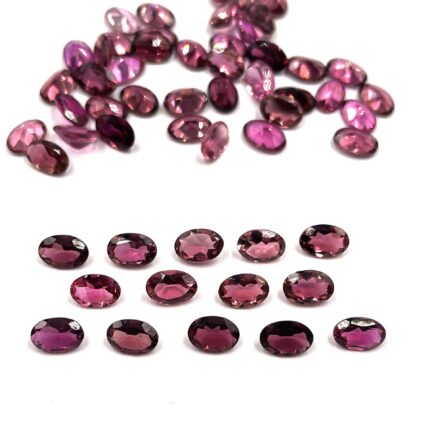 Natural Pink Tourmaline Oval Cut Loose Gemstone Lot 25 Pcs 4*6 MM 10 CT