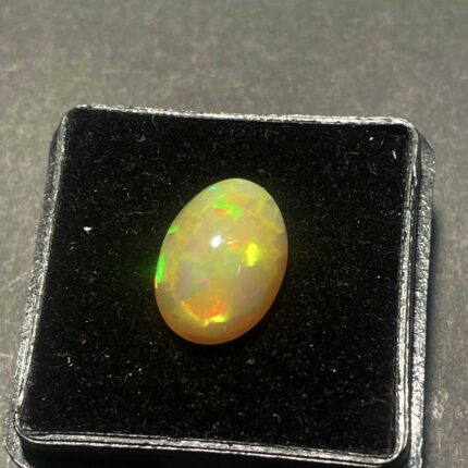 Natural Ethiopian Opal Oval Cabochon Welo Fire Opal Gemstone 9x13 mm 3 CT