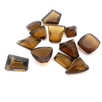 Natural Champagne Quartz Fancy Cut Loose Stone 7 Pcs 10*11-24*29 MM 100 CT