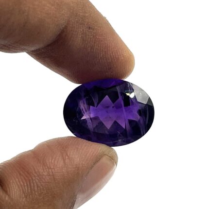 Natural African Amethyst Oval Cut Loose Gemstone 15*20 MM 18.37 CT