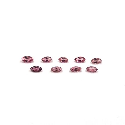 Natural Pink Tourmaline Marquise Cut Loose Gemstone Lot 11 Pcs 1.5*3 MM .5 CT