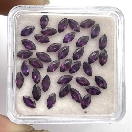 Natural Pyrope Garnet Marquise Cut Loose Gemstone Lot 38 Pcs 2*4 MM 3.3 CT