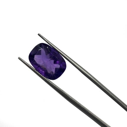 Natural African Amethyst Cushion Cut Loose Gemstone 10*14 MM 6 CT