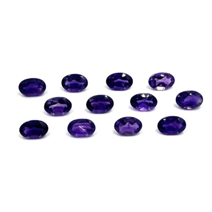 Natural African Amethyst Cushion Cut Loose Gemstone Lot 95 Pcs 4*6 MM 40 CT