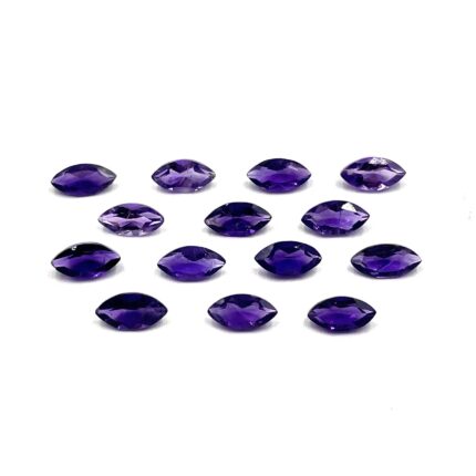 Natural African Amethyst Marquise Cut Loose Gemstone Lot 62 Pcs 3*6 MM 13.70 CT