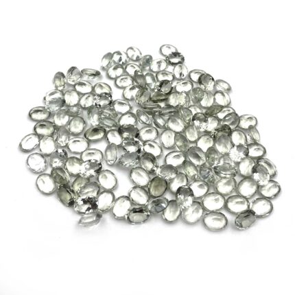 Natural Green Amethyst Oval Cut Loose Gemstone Lot 59 Pcs 7*9 MM 101 CT