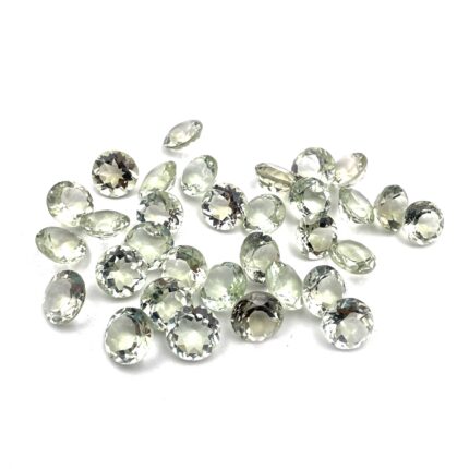 Natural Green Amethyst Round Cut Loose Gemstone Lot 42 Pcs 13 MM 250CT