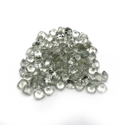 Natural Green Amethyst Cushion Cut Loose Gemstone Lot 98 Pcs 6 MM 101CT