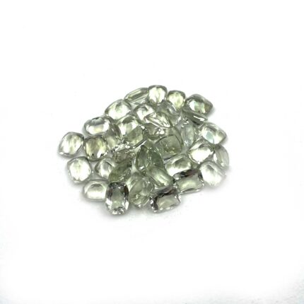 Natural Green Amethyst Cushion Cut Loose Gemstone Lot 50 Pcs 7*9 MM 101CT