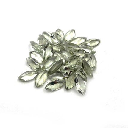 Natural Green Amethyst Marquise Cut Loose Gemstone Lot 30 Pcs 9*18 MM 110CT