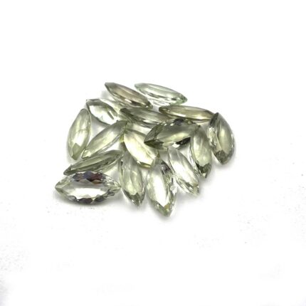 Natural Green Amethyst Marquise Cut Loose Gemstone Lot 13Pcs 9*18 MM 59CT