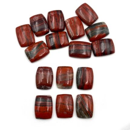 Natural Australian Jasper Cushion Cabochon Gemstone 16 Pcs 15*20 MM 215 CT