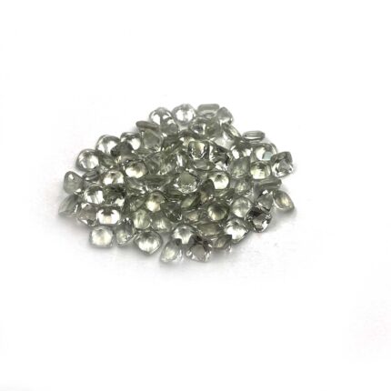 Natural Green Amethyst Cushion Cut Loose Gemstone Lot 130 Pcs 5 MM 85CT