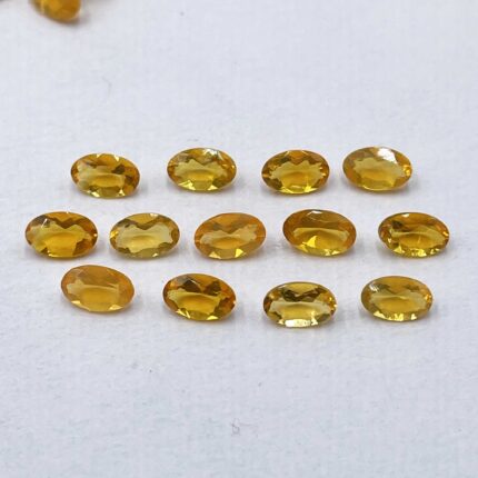 Natural Mexican Fire Opal Oval Cut Loose Gemstone Lot 3*5 MM 5 CT 33 Pcs