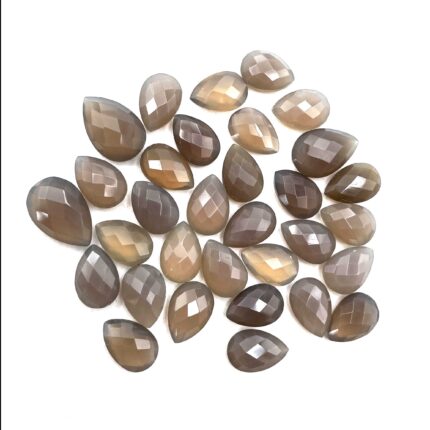 Natural Chalcedony Pear Briolette Cut Loose Stone 31 Pcs 8*12-10.5*15.5 MM 105CT