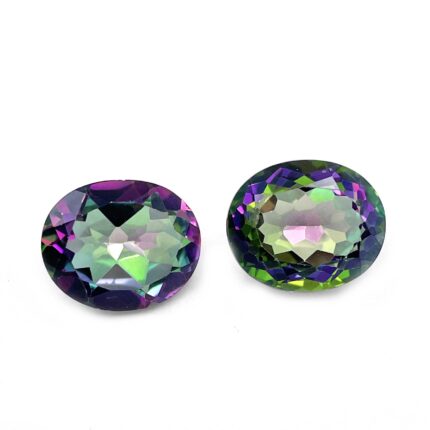 Natural Blue Petalite Oval Cut Loose Gemstone Lot For Gifts 2 Pcs 10*12mm 11 CT