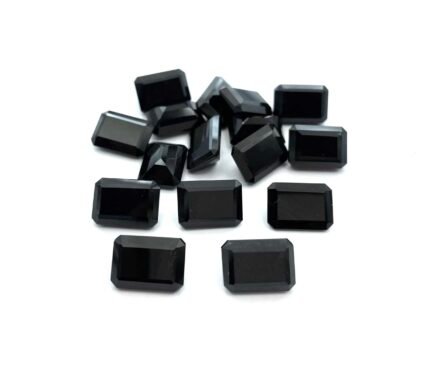 Natural Black Tourmaline Octagon Cut Loose Gemstone 2 Pcs 10*14 MM 15 CT