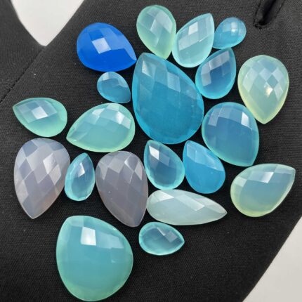 Natural Chalcedony Pear Briolette Cut Gemstone Lot 20 Pcs 6*9-18*25 MM 100 CT