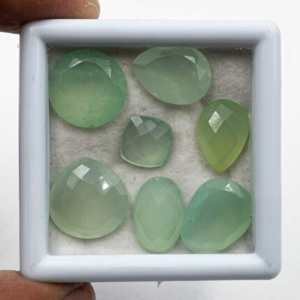 Natural Chalcedony Mix Cut Loose Gemstone Lot 30 Pcs 5-21 MM 100 CT