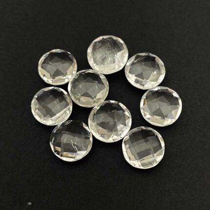 Natural Crystal Quartz Pear Briolette Loose Stone Lot 21 Pcs 6*8 MM 19 CT