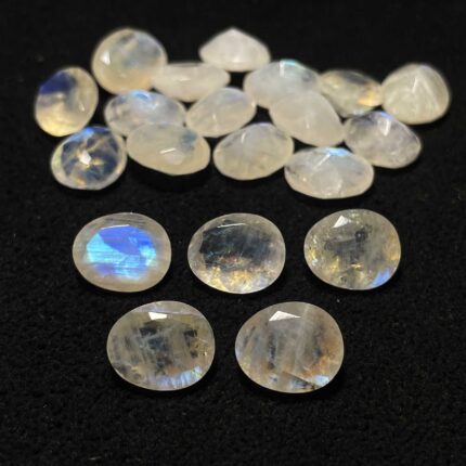 Natural Rainbow Moonstone Fancy Cut Loose Gemstone Lot 10 Pcs 10*12 MM 42 CT