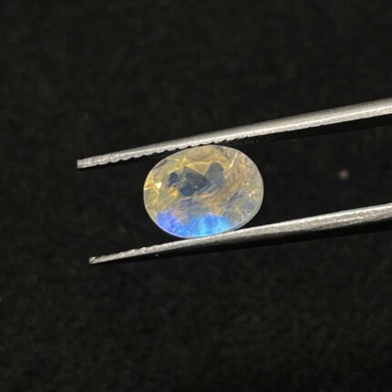 Natural Rainbow Moonstone Oval Cut Loose Gemstone Lot 7*9 MM 2 CT