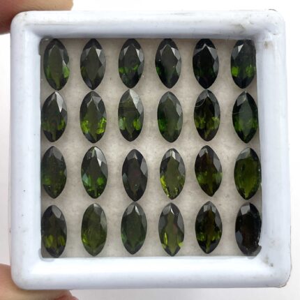 Natural Chrome Diopside Marquise Cut Loose Gemstone Lot 20 Pcs 4*8 MM 12 CT